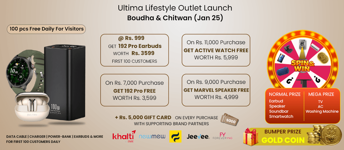 “Ultima Lifestyle to Expand it's Outlet Network beyond Valley: Chitwan & Boudha Outlet Opening Soon!!”